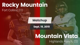 Matchup: Rocky Mountain High vs. Mountain Vista  2019