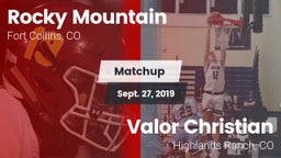 Matchup: Rocky Mountain High vs. Valor Christian  2019