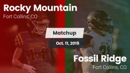 Matchup: Rocky Mountain High vs. Fossil Ridge  2019