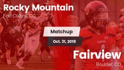 Matchup: Rocky Mountain High vs. Fairview  2019