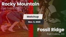 Matchup: Rocky Mountain High vs. Fossil Ridge  2020