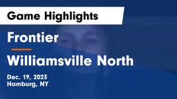 Frontier  vs Williamsville North  Game Highlights - Dec. 19, 2023
