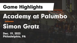 Academy at Palumbo  vs Simon Gratz  Game Highlights - Dec. 19, 2023
