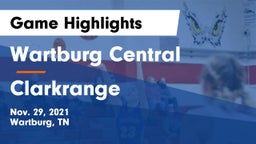 Wartburg Central  vs Clarkrange  Game Highlights - Nov. 29, 2021