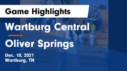 Wartburg Central  vs Oliver Springs  Game Highlights - Dec. 10, 2021