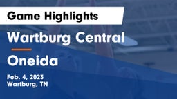 Wartburg Central  vs Oneida  Game Highlights - Feb. 4, 2023