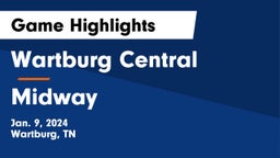 Wartburg Central  vs Midway  Game Highlights - Jan. 9, 2024