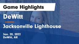 DeWitt  vs Jacksonville Lighthouse Game Highlights - Jan. 20, 2022