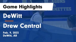 DeWitt  vs Drew Central  Game Highlights - Feb. 9, 2023