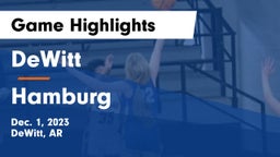 DeWitt  vs Hamburg  Game Highlights - Dec. 1, 2023