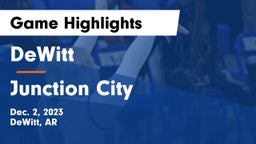 DeWitt  vs Junction City Game Highlights - Dec. 2, 2023