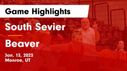 South Sevier  vs Beaver  Game Highlights - Jan. 13, 2023