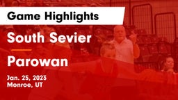 South Sevier  vs Parowan  Game Highlights - Jan. 25, 2023