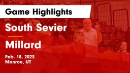 South Sevier  vs Millard  Game Highlights - Feb. 18, 2023