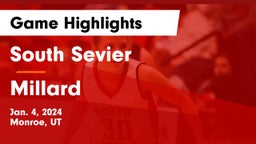 South Sevier  vs Millard  Game Highlights - Jan. 4, 2024