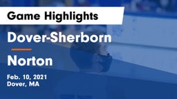Dover-Sherborn  vs Norton  Game Highlights - Feb. 10, 2021