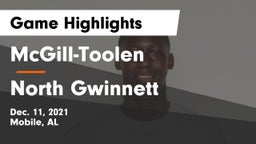 McGill-Toolen  vs North Gwinnett  Game Highlights - Dec. 11, 2021