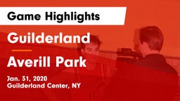 Guilderland  vs Averill Park  Game Highlights - Jan. 31, 2020