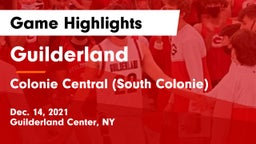 Guilderland  vs Colonie Central  (South Colonie) Game Highlights - Dec. 14, 2021