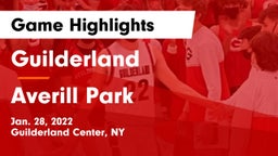 Guilderland  vs Averill Park  Game Highlights - Jan. 28, 2022