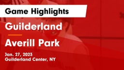 Guilderland  vs Averill Park  Game Highlights - Jan. 27, 2023