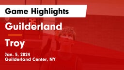Guilderland  vs Troy  Game Highlights - Jan. 5, 2024