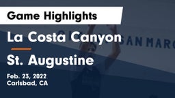La Costa Canyon  vs St. Augustine  Game Highlights - Feb. 23, 2022