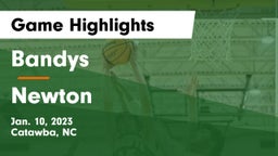Bandys  vs Newton Game Highlights - Jan. 10, 2023