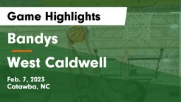 Bandys  vs West Caldwell  Game Highlights - Feb. 7, 2023