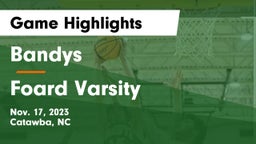 Bandys  vs Foard Varsity Game Highlights - Nov. 17, 2023