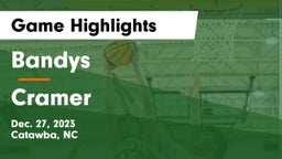 Bandys  vs Cramer Game Highlights - Dec. 27, 2023