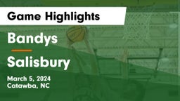 Bandys  vs Salisbury  Game Highlights - March 5, 2024