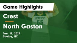 Crest  vs North Gaston  Game Highlights - Jan. 19, 2024