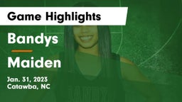 Bandys  vs Maiden  Game Highlights - Jan. 31, 2023