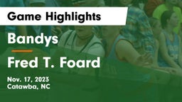 Bandys  vs Fred T. Foard  Game Highlights - Nov. 17, 2023