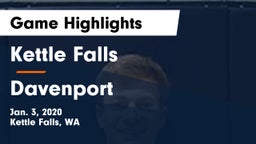 Kettle Falls  vs Davenport Game Highlights - Jan. 3, 2020