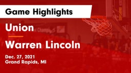 Union  vs Warren Lincoln Game Highlights - Dec. 27, 2021