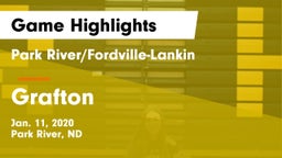 Park River/Fordville-Lankin  vs Grafton  Game Highlights - Jan. 11, 2020