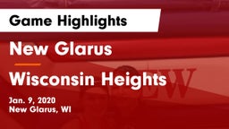 New Glarus  vs Wisconsin Heights  Game Highlights - Jan. 9, 2020