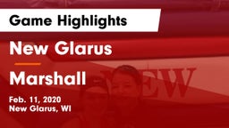 New Glarus  vs Marshall  Game Highlights - Feb. 11, 2020