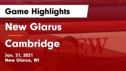 New Glarus  vs Cambridge  Game Highlights - Jan. 21, 2021
