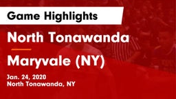 North Tonawanda  vs Maryvale  (NY) Game Highlights - Jan. 24, 2020
