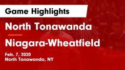 North Tonawanda  vs Niagara-Wheatfield  Game Highlights - Feb. 7, 2020