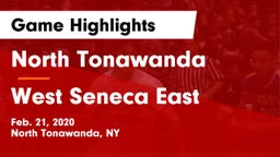 North Tonawanda  vs West Seneca East  Game Highlights - Feb. 21, 2020