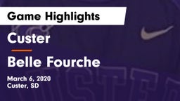 Custer  vs Belle Fourche  Game Highlights - March 6, 2020