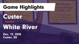 Custer  vs White River  Game Highlights - Dec. 19, 2020