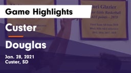 Custer  vs Douglas  Game Highlights - Jan. 28, 2021