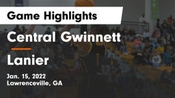 Central Gwinnett  vs Lanier  Game Highlights - Jan. 15, 2022