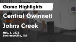 Central Gwinnett  vs Johns Creek  Game Highlights - Nov. 8, 2023