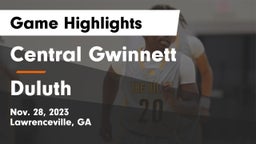 Central Gwinnett  vs Duluth  Game Highlights - Nov. 28, 2023